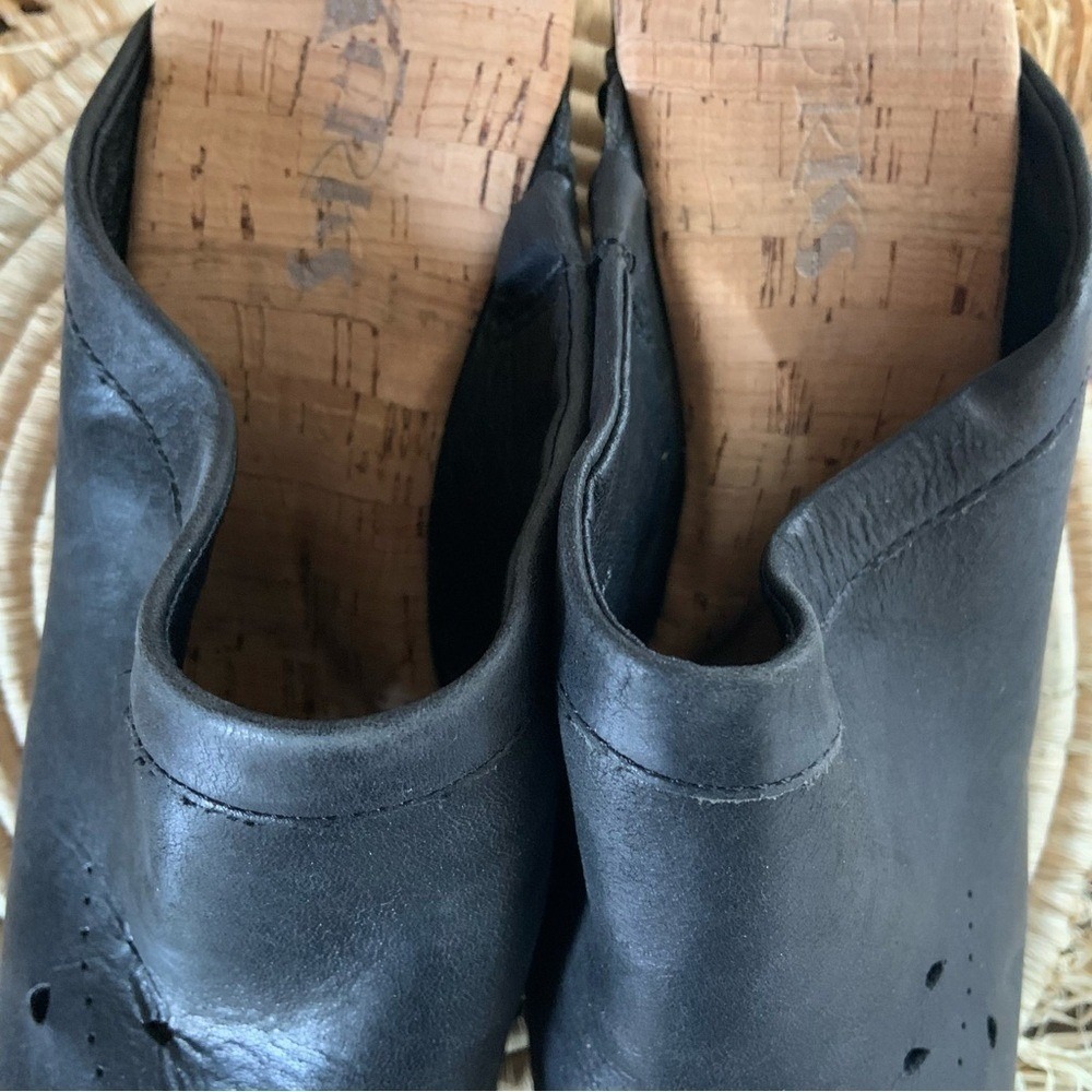 KORKS Women's Sudbury Black Leather Clogs Kork Ease Size 9 - Picture 15 of 16